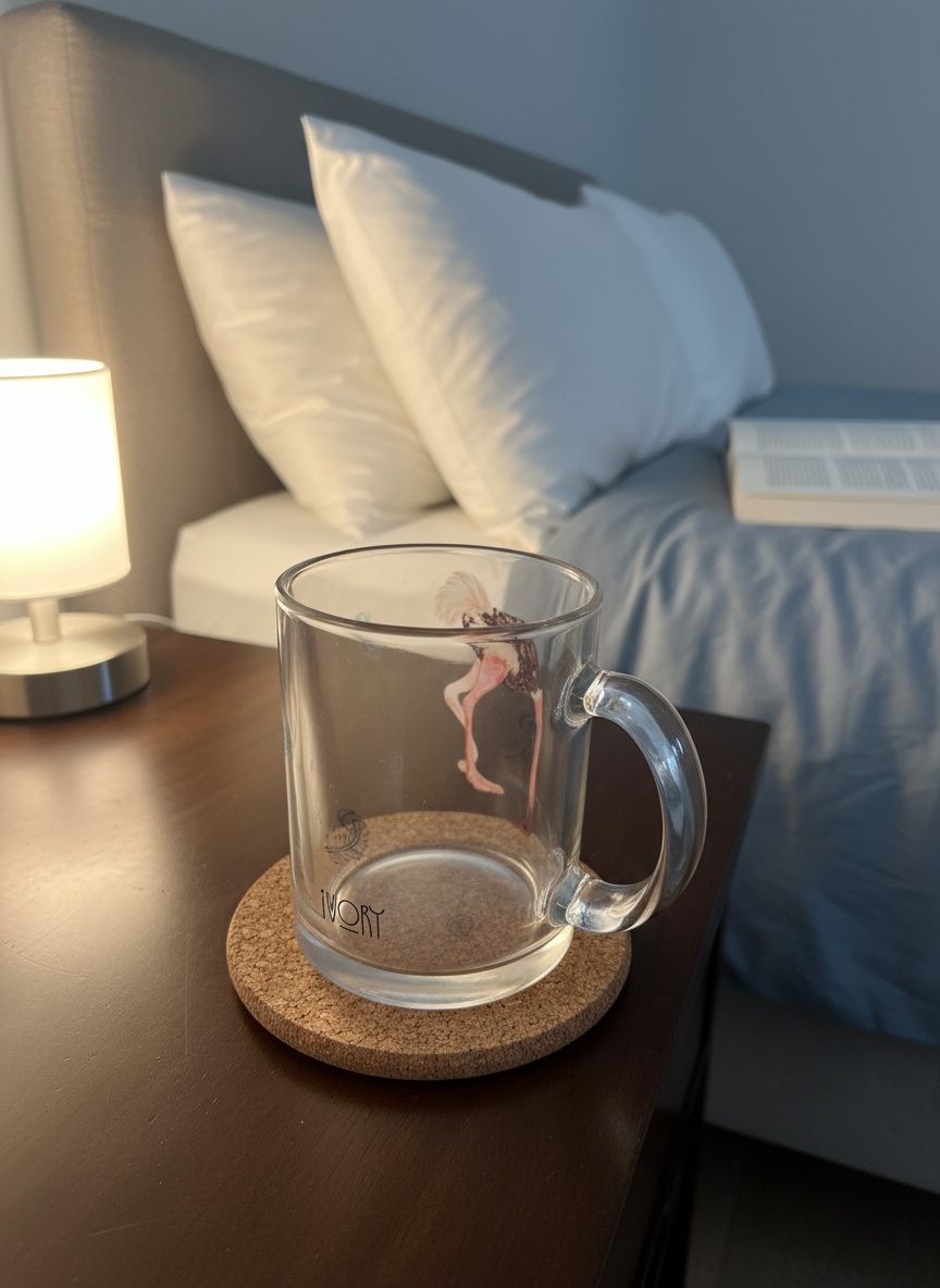 coffee mug (ostrich)