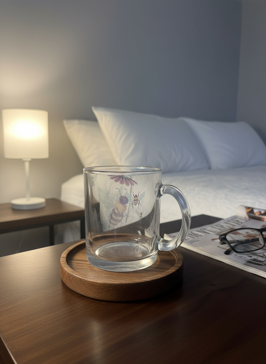 coffee mug (honey bee)