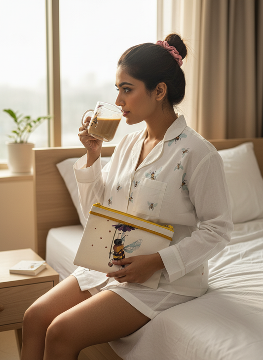 REVERE SHORTS SET (HONEY BEE)