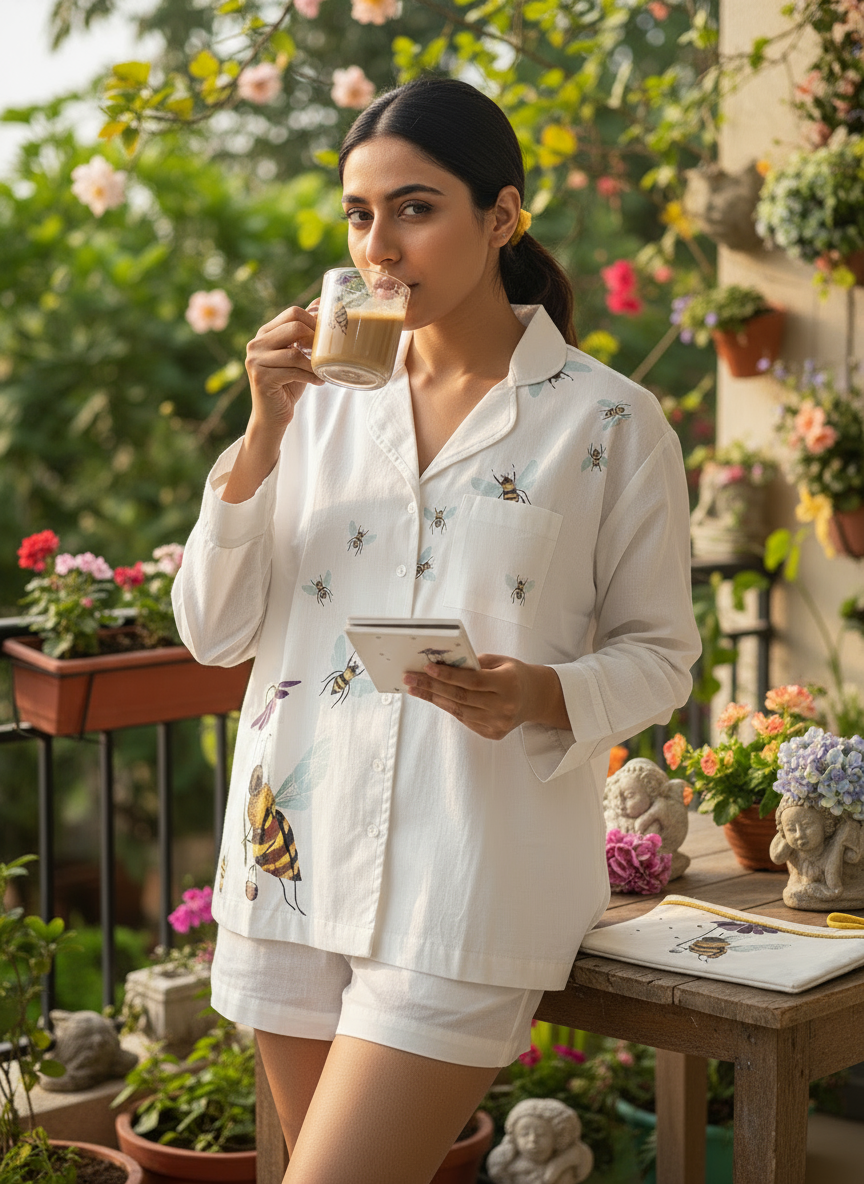 REVERE SHORTS SET (HONEY BEE)