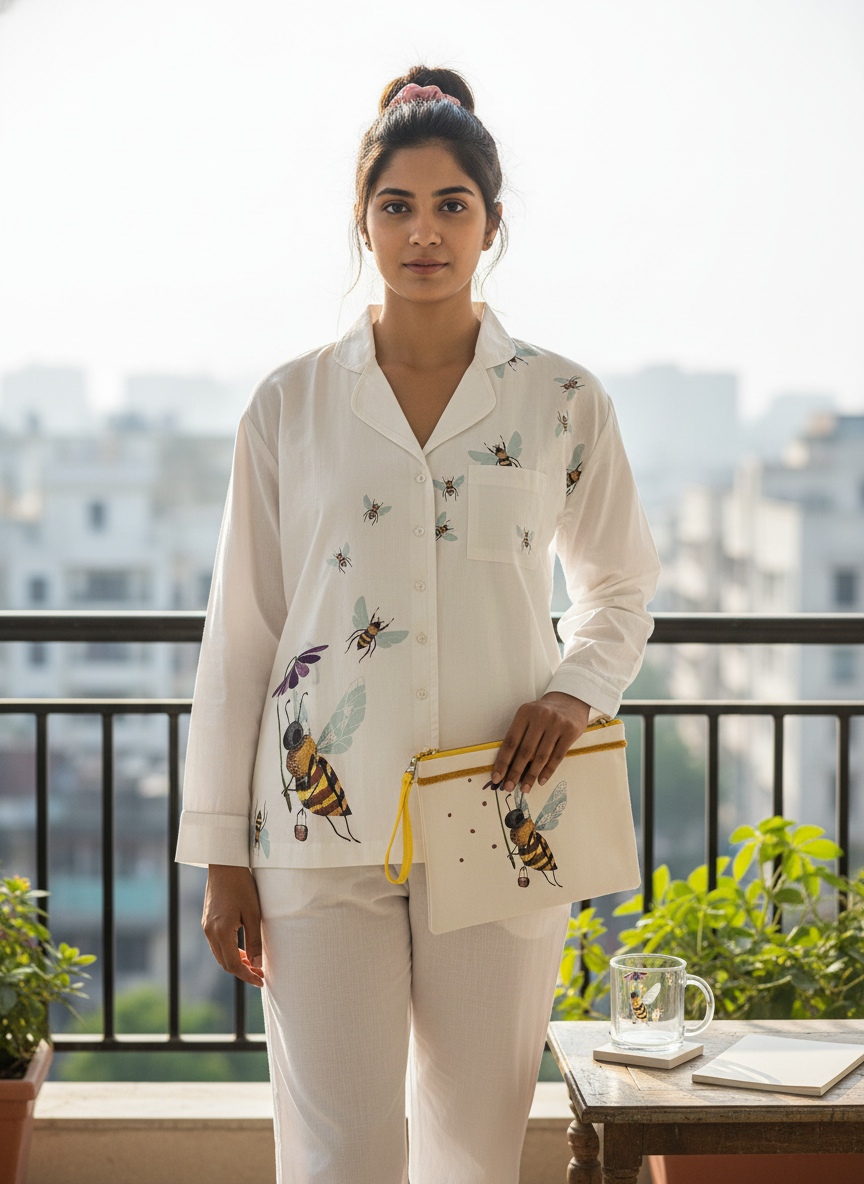 REVERE PYJAMA SET (HONEY BEE)