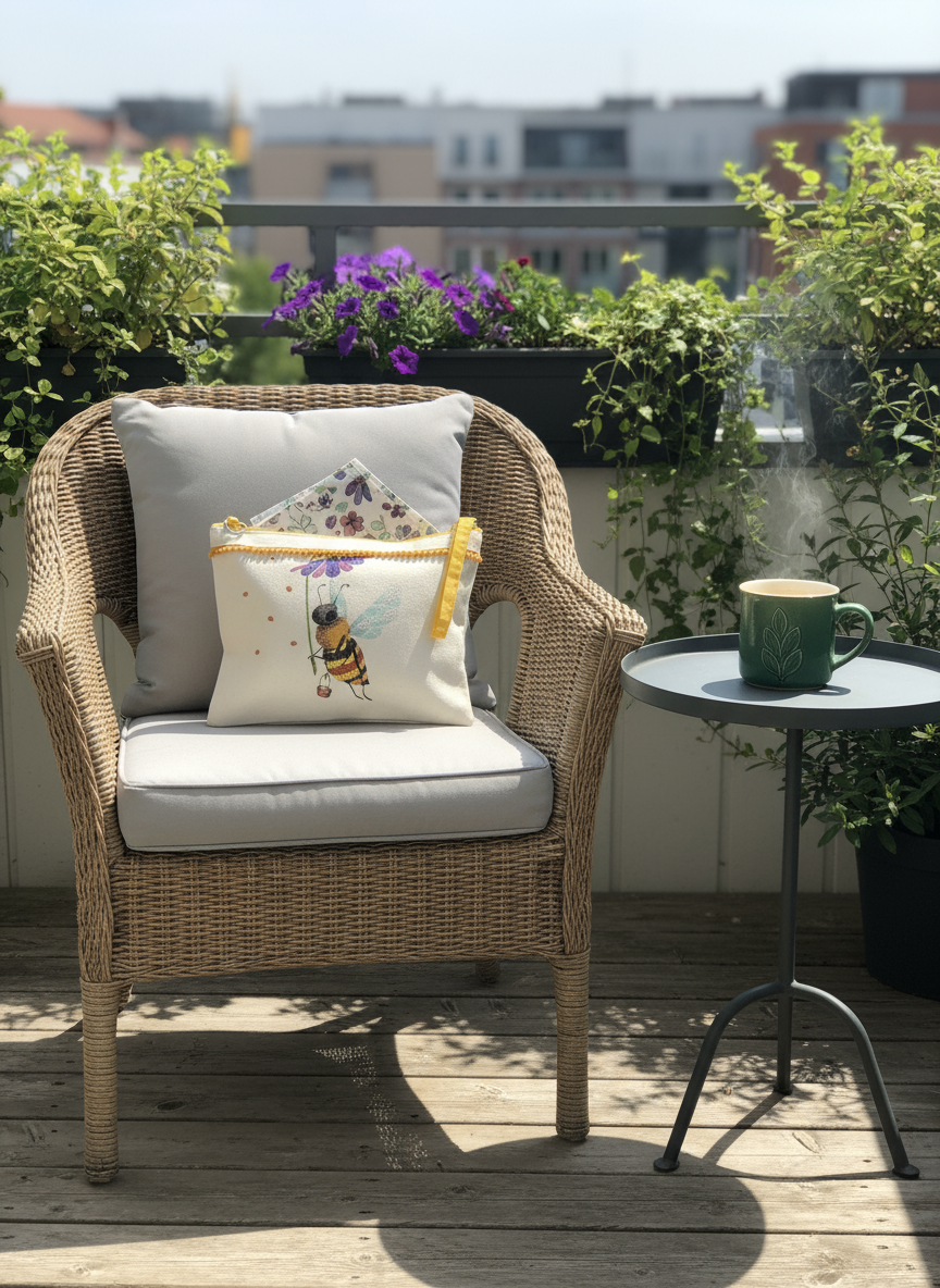 Honey bee utility pouch