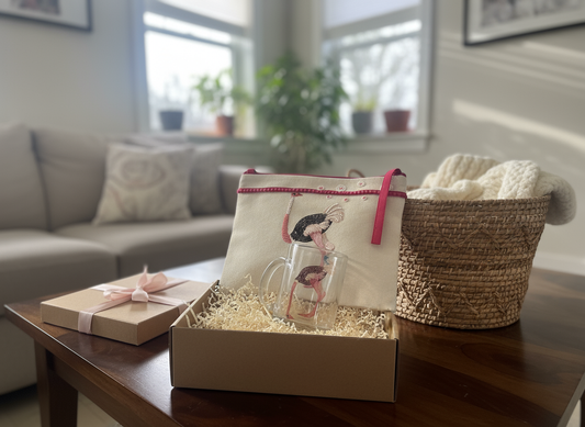 Ostrich gift set (set of 2)