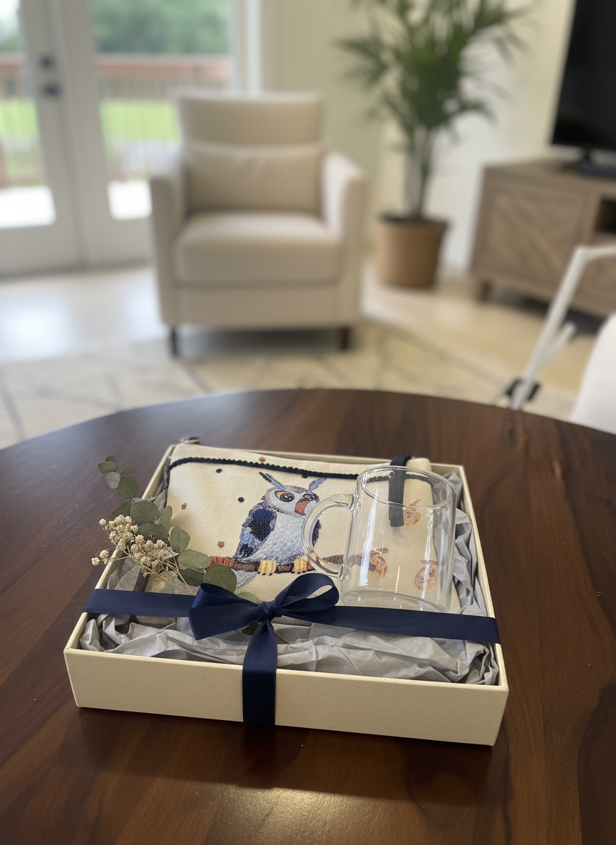 Owl gift set (set of 2)