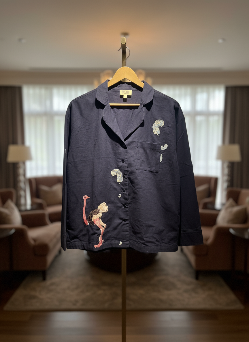 REVERE PYJAMA SET (OSTRICH)