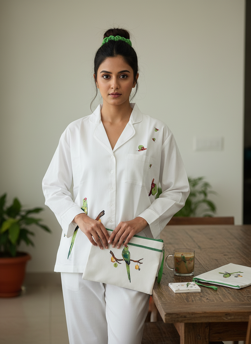 REVERE PYJAMA SET(PARROT)